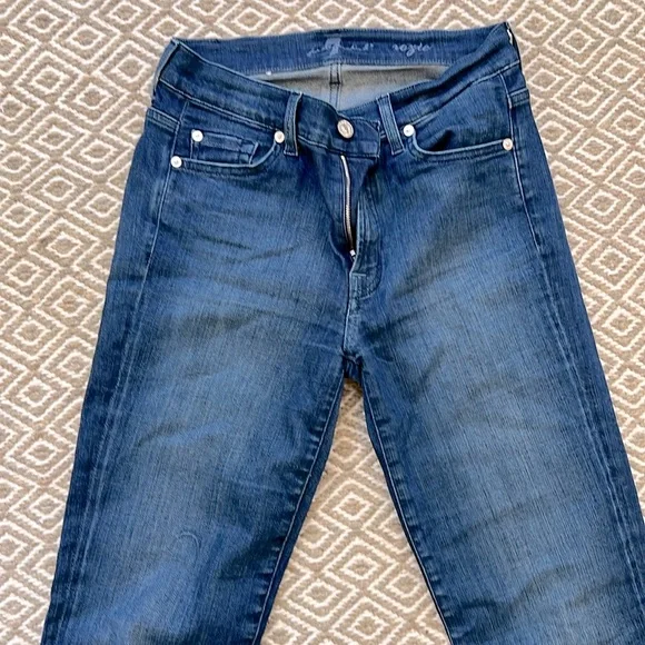 7 for all mankind Rozie slim high rise jeans sz 27 - Picture 7 of 7